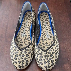 Rothy’s The Flat Round Toe Leopard Print